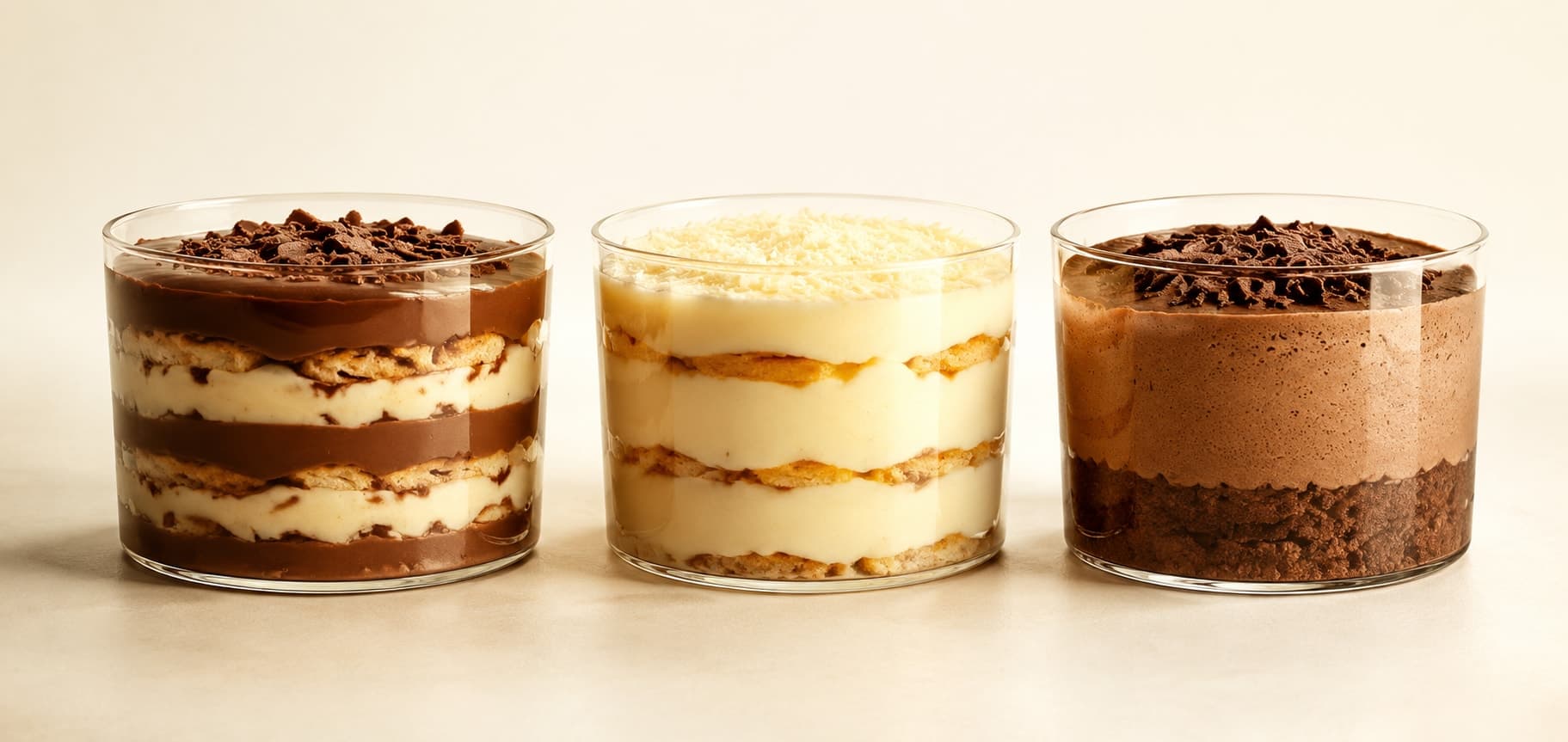 Doces de colher servidos em potes e taças
