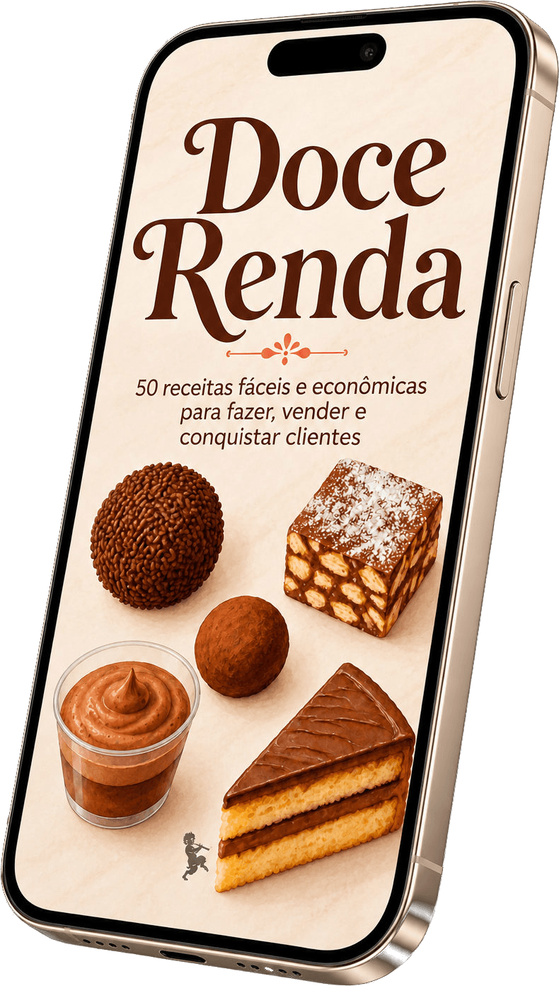 Ebook Doce Renda aberto na tela do celular